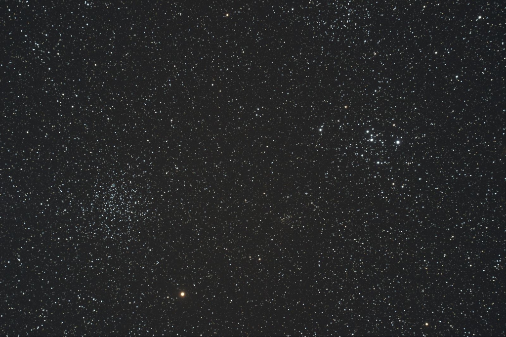 とも座散開星団M46&47
