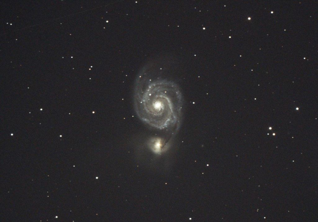 りょうけん座子持ち銀河M51