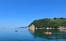 シーカヤック、オリーブクラフトなど島ならではの体験